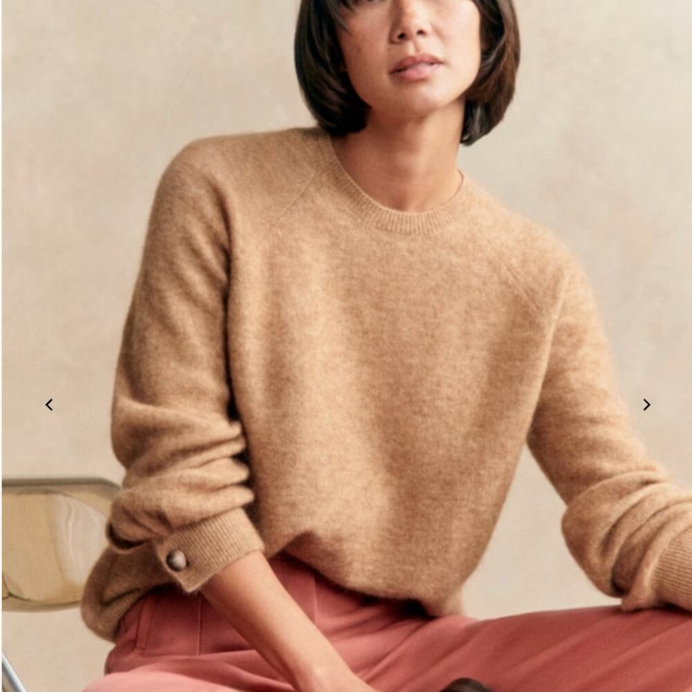 Sezane Tan Sweater